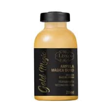 Ampola Mágica Ouro Tratamento Reconstrutor Kiunic Magic Gold Lisso Cosméticos 20ml