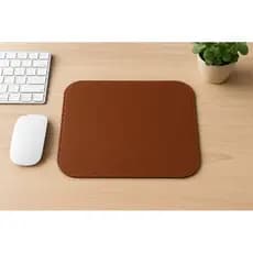 Mouse Pad Grande de Couro Sintético – Antiderrapante, Confortável e Estiloso