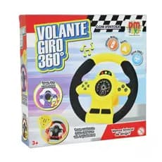 Volante Infantil de Plástico Giro 360° e SOM Color criança