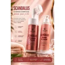 Kit Mousse Limpeza Facial + Body Cream hidratante inspiracao perfume importado