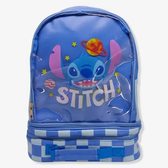 MOCHILA  3 EM 1 COM BOLSA TERMICA AGRUPADA  STITCH
