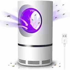 Mata Mosquito Insetos Armadilha Elétrica Usb Repelente Com Luz Led UV Recarregáve