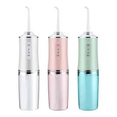 Irrigador Dental Oral Portátil Recarregável USB 220ml Promoção Limpeza Bocal Jato Forte