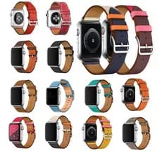 Pulseira Heras Couro Para Apple Watch Iwo Relogio Smartwatch 38mm 40mm 41mm 42mm 44mm 45mm Series 1 2 3 4 5 6 7 8
