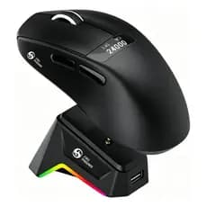 Mouse Gamer Sem Fio Bluetooth Paw3311 24000 Dpi Tri Mode Fire Phoenix Bk-r4x