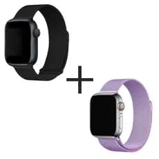 Pulseira Milanese Aco Metal Para Iwo Compativel Com Apple Watch 44mm 42mm 40mm 38mm Series 1 2 3 4 5 6
