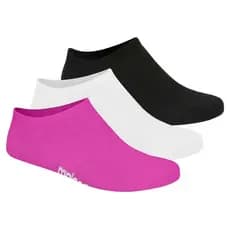 Kit C/3 Pares Meias Invisível Cano Baixo Femininas Moleca