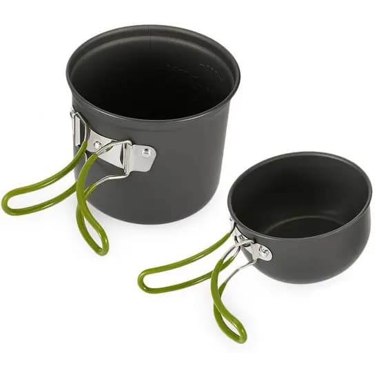Kit de Panelas Portáteis para Camping