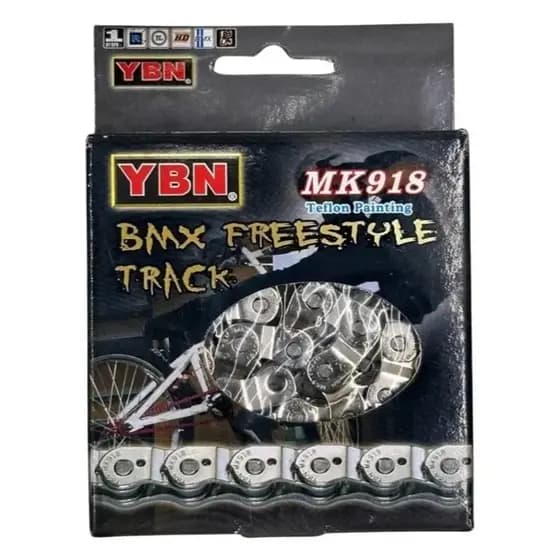 Corrente Half Link Grossa YBN MK-918 Single Speed BMX Freestyle Aço Reforçado Grau