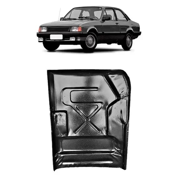 Remendo Assoalho Traseiro Chevette 1973 74 75 76 77 A 1993
