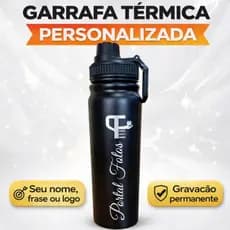 Garrafa Térmica Personalizada 800ml Laser Permanente