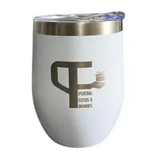 Copo Cuia Térmico Personalizado 350ml – Brinde com Tampa  | Nome Time Logo Evento