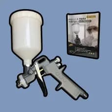 Pistola de Pintura Alta Pressão 600ml Profissional 3 Bicos Pintura veículos Madeira Parede Metal