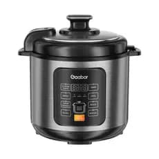 Panela Pressão Elétrica Gaabor 6L | Inox | 1000W | 8 Funções | Multifuncional | Digital