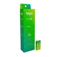 Pilha Alcalina AA Comum Tubo com 24 Unidades - Elgin