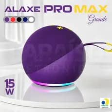 ALAXE PRO MAX Caixa de Som Bluetooth COMANDO DE VOZ POR APP 15W Portátil Rádio FM - CORES ALEATÓRIAS