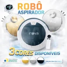 ROBÔ ASPIRADOR de Pó Inteligente 3 EM 1 COM CONTROLE REMOTO P/ LIMPEZA PERSONALIZADA POTENTE