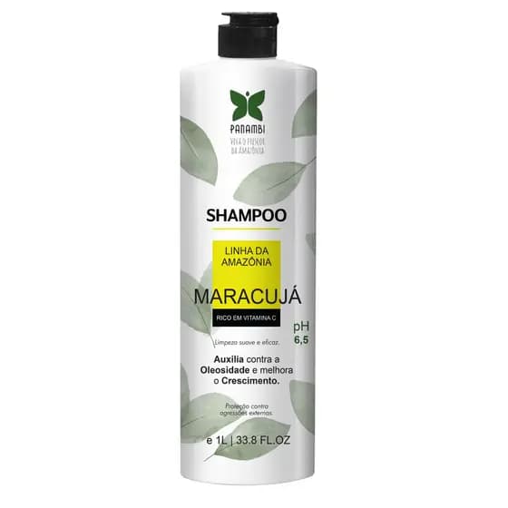 Shampoo Maracujá Panambi 1L Linha da Amazônia Vitamina C