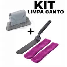 KIT Limpeza de Vãos Ákora Limpa Box + Limpador Janela Escova Limpeza Cantos