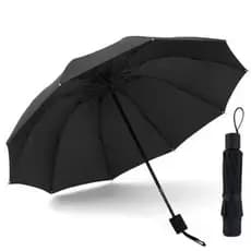 Sombrinha Guarda Chuva Grande Reforçado Liso Dobrável Masculina Feminina