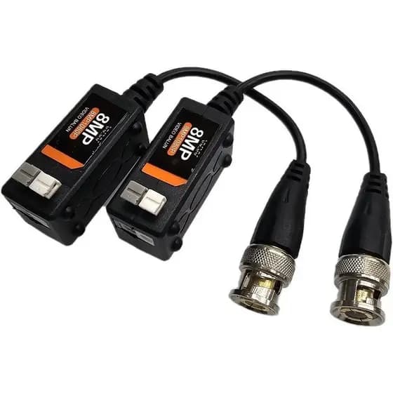 kit até 7 Pares de Balun AHD/HDCVI/HDTVI CFTV Video Connector