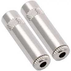 Kit com 2 Peças – Conector Fêmea Estéreo p2 3,5mm (1/8”) – 3 Pólos para Fone de Ouvido