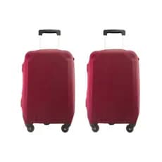 Kit 2 Capas Protetoras Malas Tam P Bordo e M Mala Média Alta Proteção Ajuste Perfeito Pronta Entrega