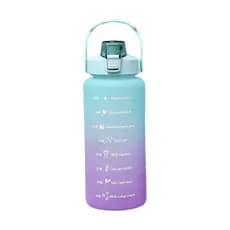 Garrafa Squeeze de Água de 2 Litros com Marcação Motivacional