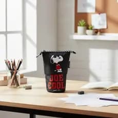 Estojo Escolar Penal Retrátil Snoopy Infantil Luxcel