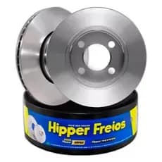 Par Discos Freio Dianteiro Hipper Hf20 Corsa Celta Agile Astra