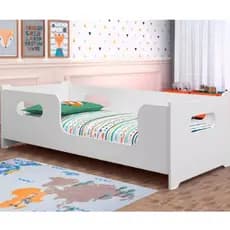 Cama Montessoriano Encanto Branco Solteiro