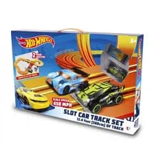 Pista Hot Wheels Track Set 380cm Autorama Multikids 2 Carrinhos 2 Controles