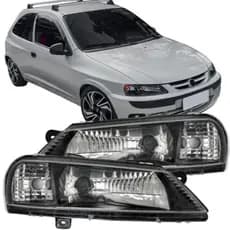 Par Farol Principal Celta 1999 2000 2001 à 2006 Mascara Negra