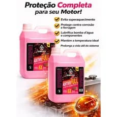 Aditivo Para Radiador Quimivida 5L Rosa Proteção Total Motor