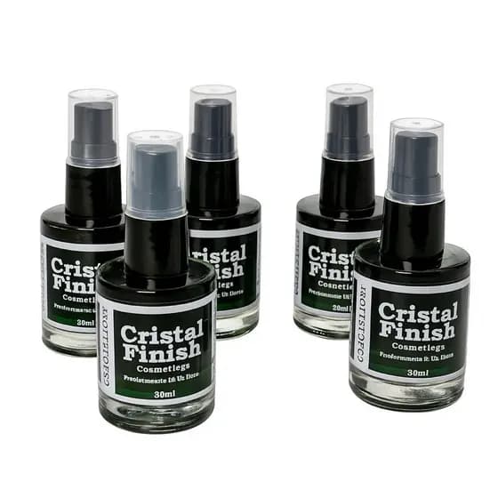 Óleo verde reparador cristal kit com 06 finish cabelos pré e pos escova