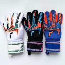 Novo estilo de equipamento de goleiro de futebol adulto látex luvas de goleiro profissional