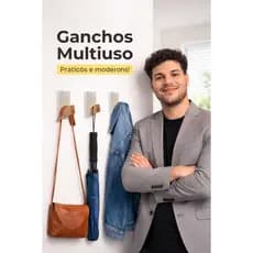Gancho Multiuso para Pendurar Bolsas, Roupas, Acessórios e Muito Mais