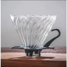 Suporte Porta Filtro De Café Vidro Coador Permanente
