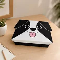Caixa Organizadora Pet para Cachorro com Tampa – Porta Coleiras, Guias, Brinquedos e Acessórios