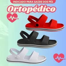 Chinelo Ortopedico Sandalia Unissex EVA Super Macio 33 Ao 42 Ideal Dia a Dia Anatomica Envio expreso