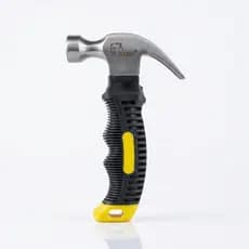 Martelo Mini Unha Cabo Emborrachado 20mm reforçado carpinteiro ferramenta Pequena manutenção