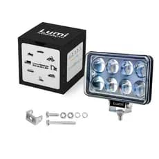 Refletor Luminário Farol 24w Retângulo Cor Da Carcaça Preto Cor Da Luz Branco Frio 6500k 12v/24v