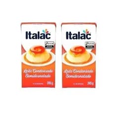 kit 02 Leite Condensado Italac 395 kit Com 02 Unidades.