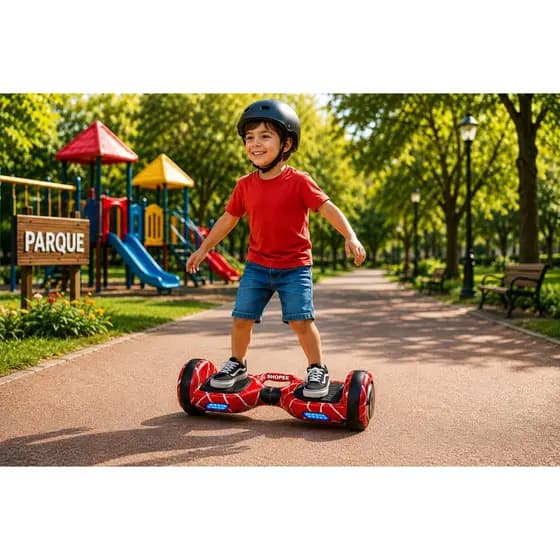 Skate elétrico hoverboard Smart Balance Hoverboard 6.5 Bluetooth Cor Homem Aranha