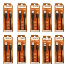 Kit 10/15/20 Cabo Turbo Micro USB Carregamento Rápido 1M Original – Lehmox 3.1A