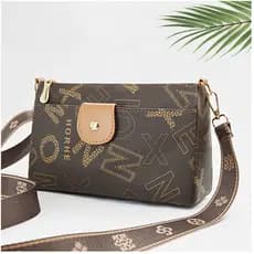 Bolsa feminina transversal, bolsa de ombro, alça de ombro larga ajustável