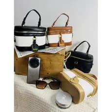 Saco pequeno estilo perfumado nicho feminino ins caixa portátil saco retro quadrado pequeno