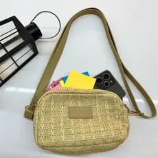 Mini bolsas de palha, bolsas de praia, pequenas bolsas tiracolo para meninas, bolsas de ombro.