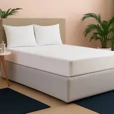 Kit Capa Protetora de Colchão Impermeável Matelada 4 Camadas+Protetor de Travesseiro Vários Tamanhos