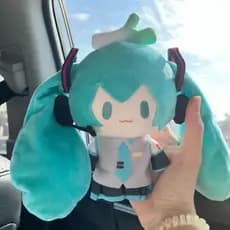 15Cm Anime Hatsune Miku Boneca De Pelúcia Dos Desenhos Animados Novo Bonito Fufu Dingbao Série Sofá Decoração Do Quarto